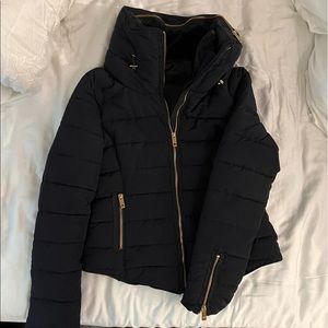 Zara basic puffer coat